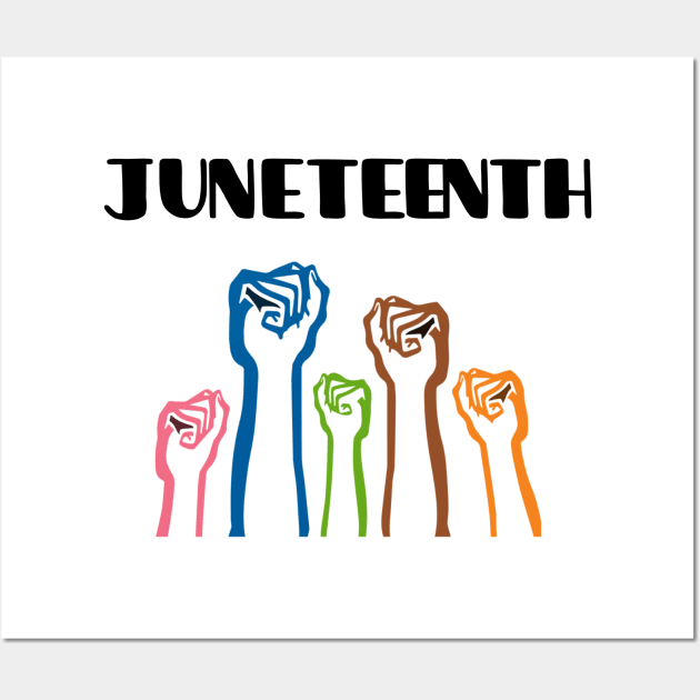 Juneteenth independence day Wall Art by merysam